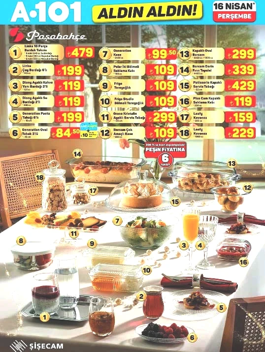 A101 KATALOG BU HAFTA 16 NİSAN 2026 - TAM LİSTE BROŞÜRÜ EN SON ÜRÜNLER