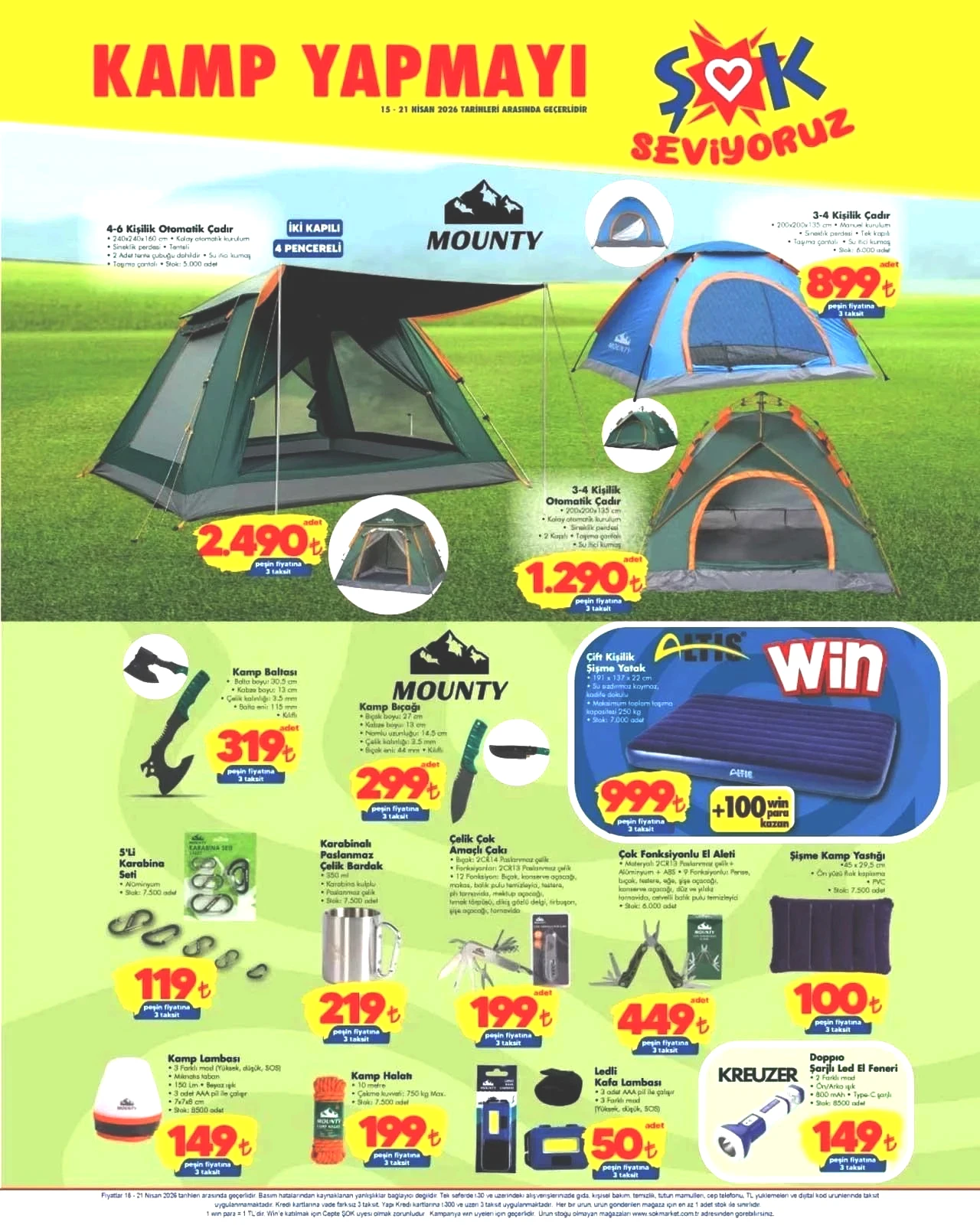 ŞOK 15-21 NİSAN AKTÜEL KATALOĞU