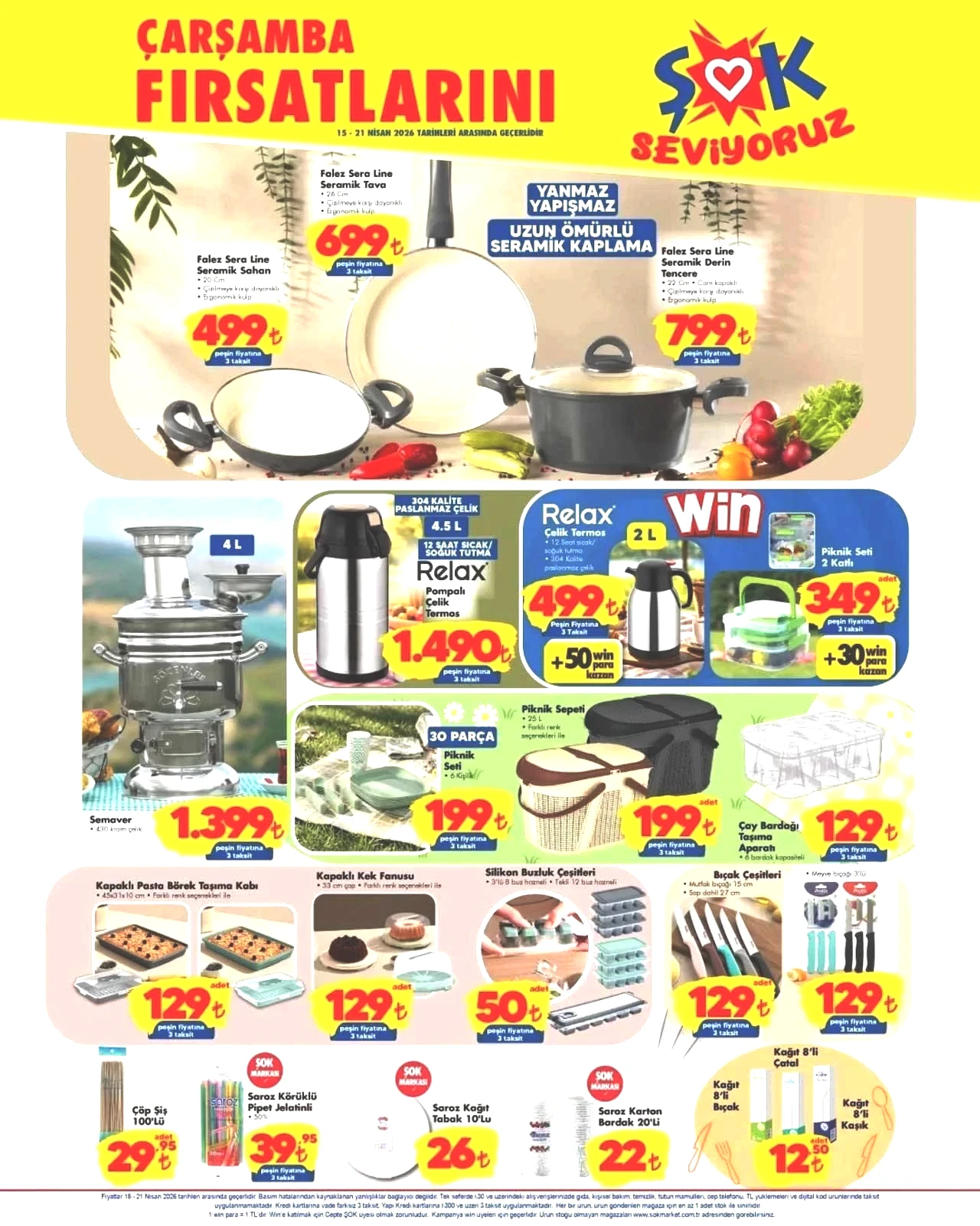 ŞOK 15-21 NİSAN AKTÜEL KATALOĞU